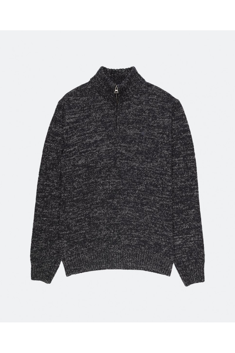Ponto Slim-Fit Wool Turtleneck Knitwear Grey